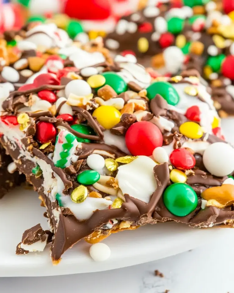 Homemade Loaded Christmas Bark photo