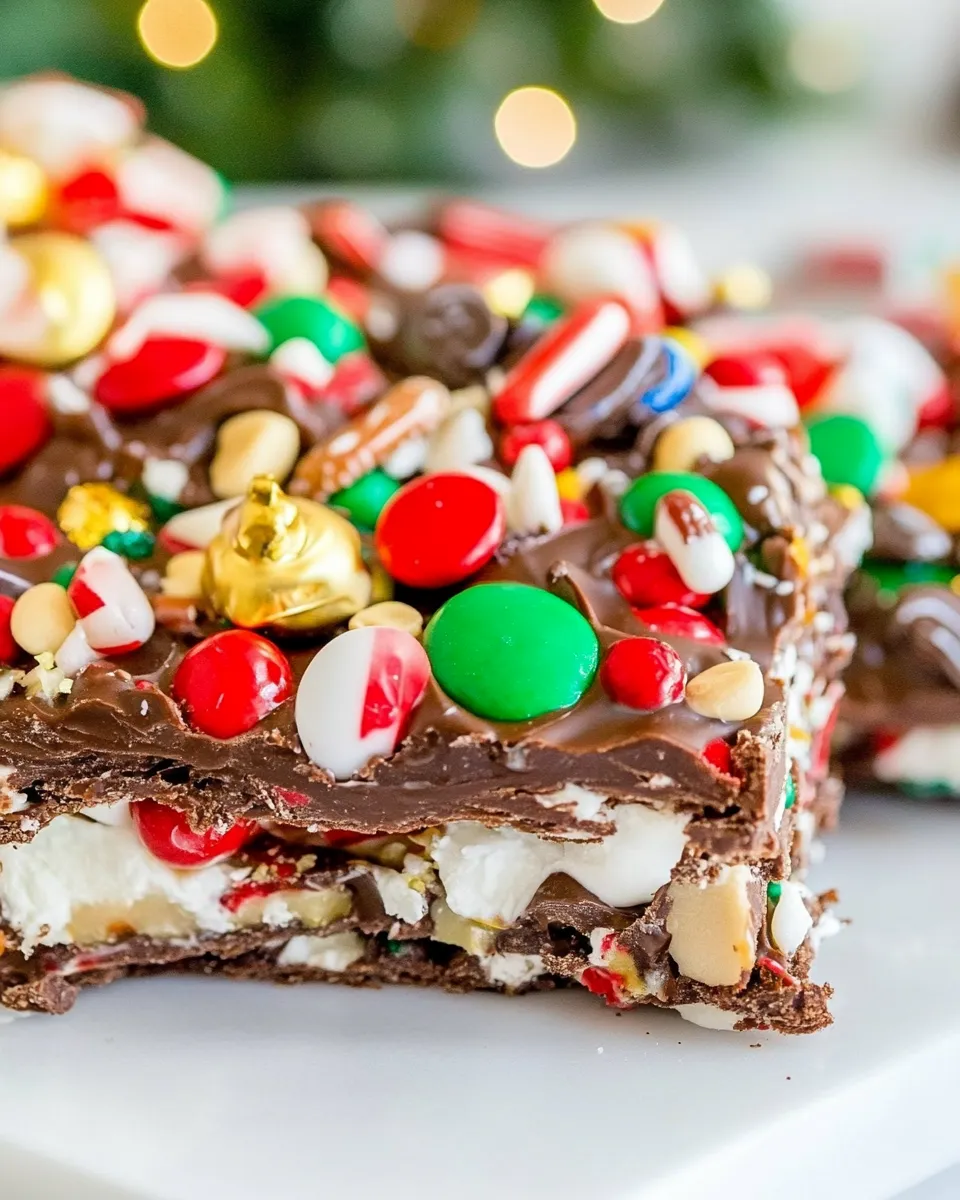 Easy Loaded Christmas Bark recipe photo