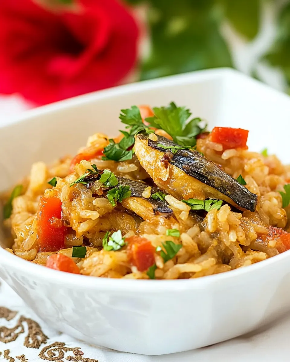 Homemade Locrio de Pica-Pica (Rice and Spicy Sardines) photo