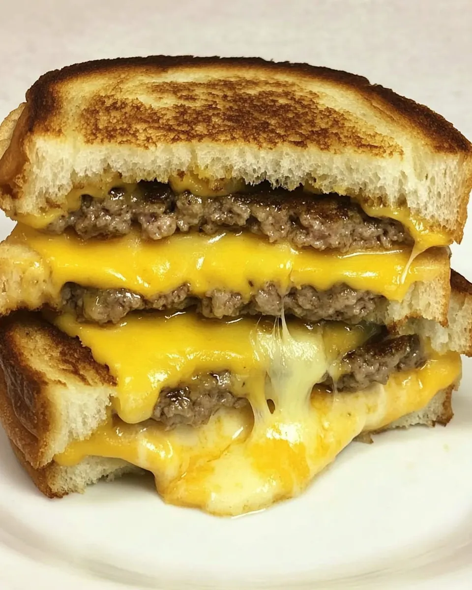 Classic Logan County Hamburgers (aka: Hamburger Grilled Cheese) image