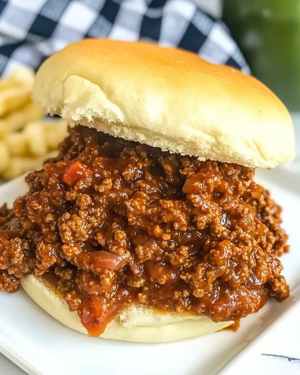 Easy Lunch Lady Sloppy Joes recipe photo