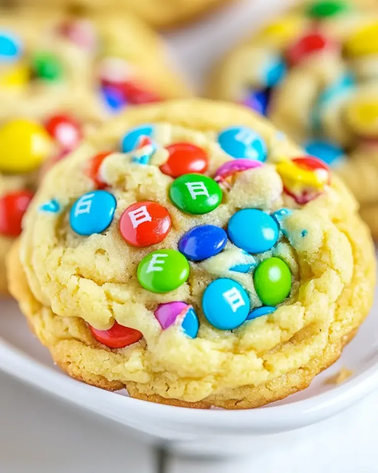 Homemade M&M Cake Mix Cookies photo