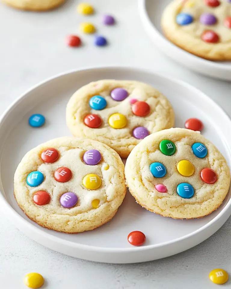 Homemade M&M Sugar Cookies photo