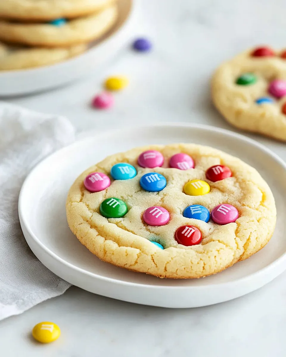 Classic M&M Sugar Cookies image