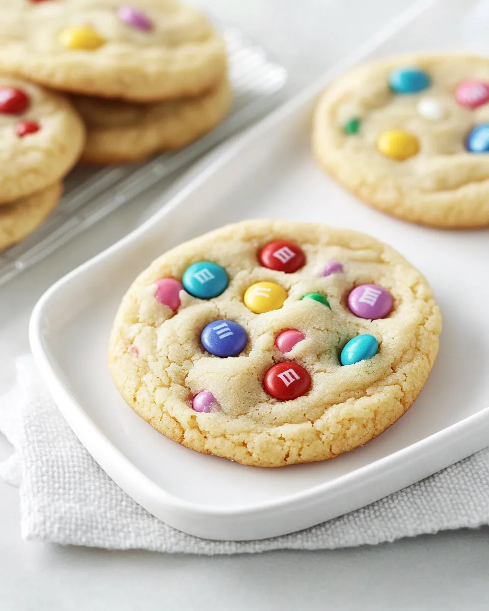 Easy M&M Sugar Cookies recipe photo