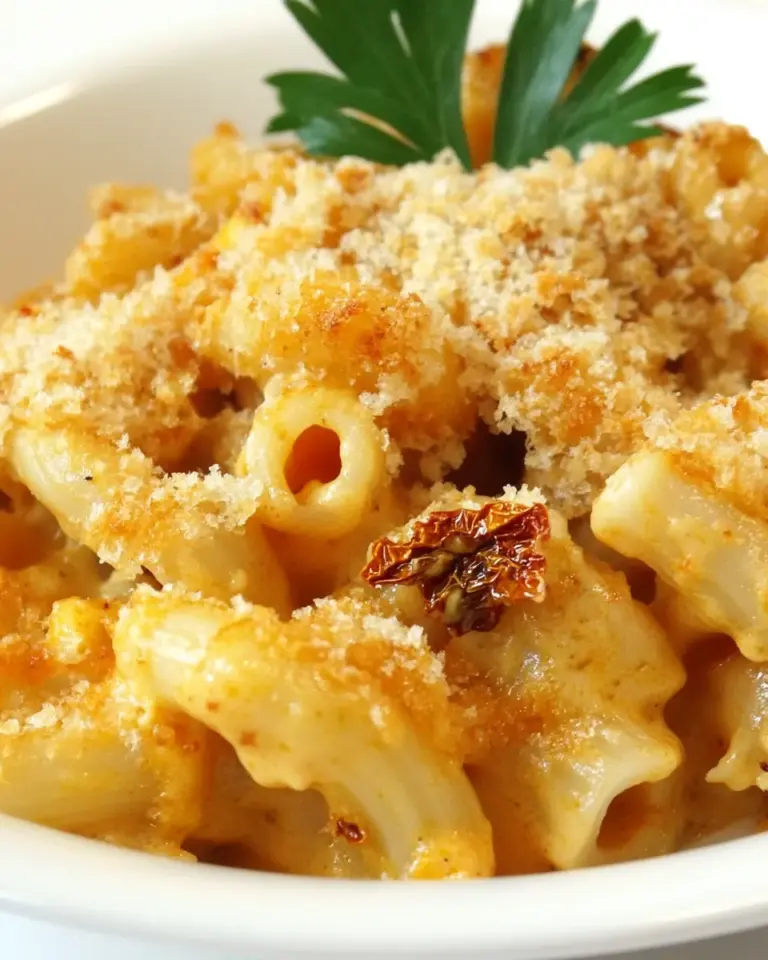 Homemade Mac & Cheese with Sun-Dried Tomatoes photo