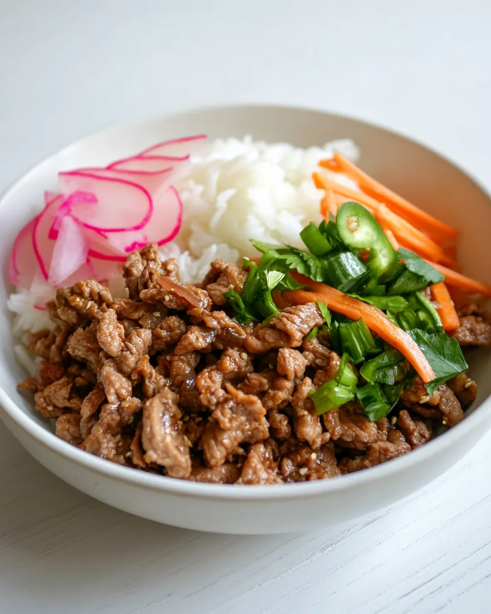 Healthy Macro Friendly Korean Beef recipe photo