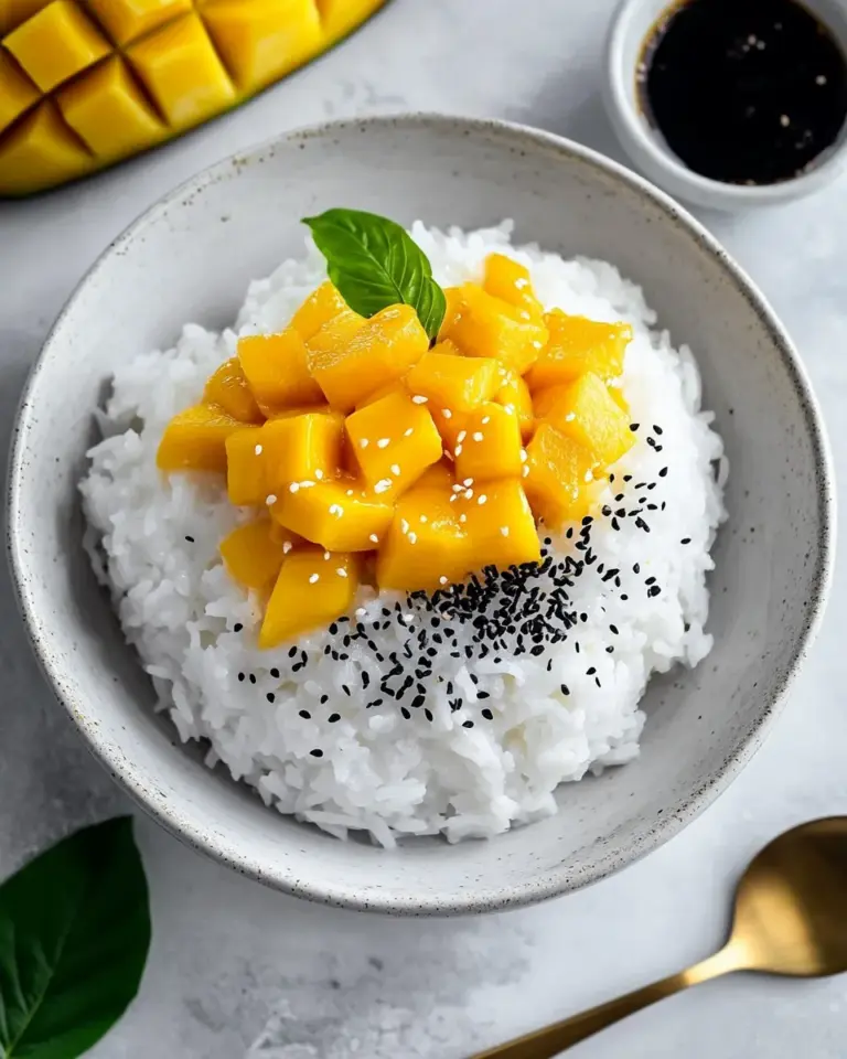 Homemade Mango Sticky Rice photo