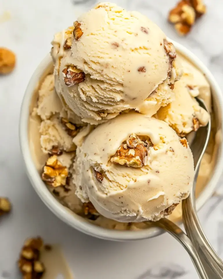 Homemade Maple Walnut Ice Cream photo