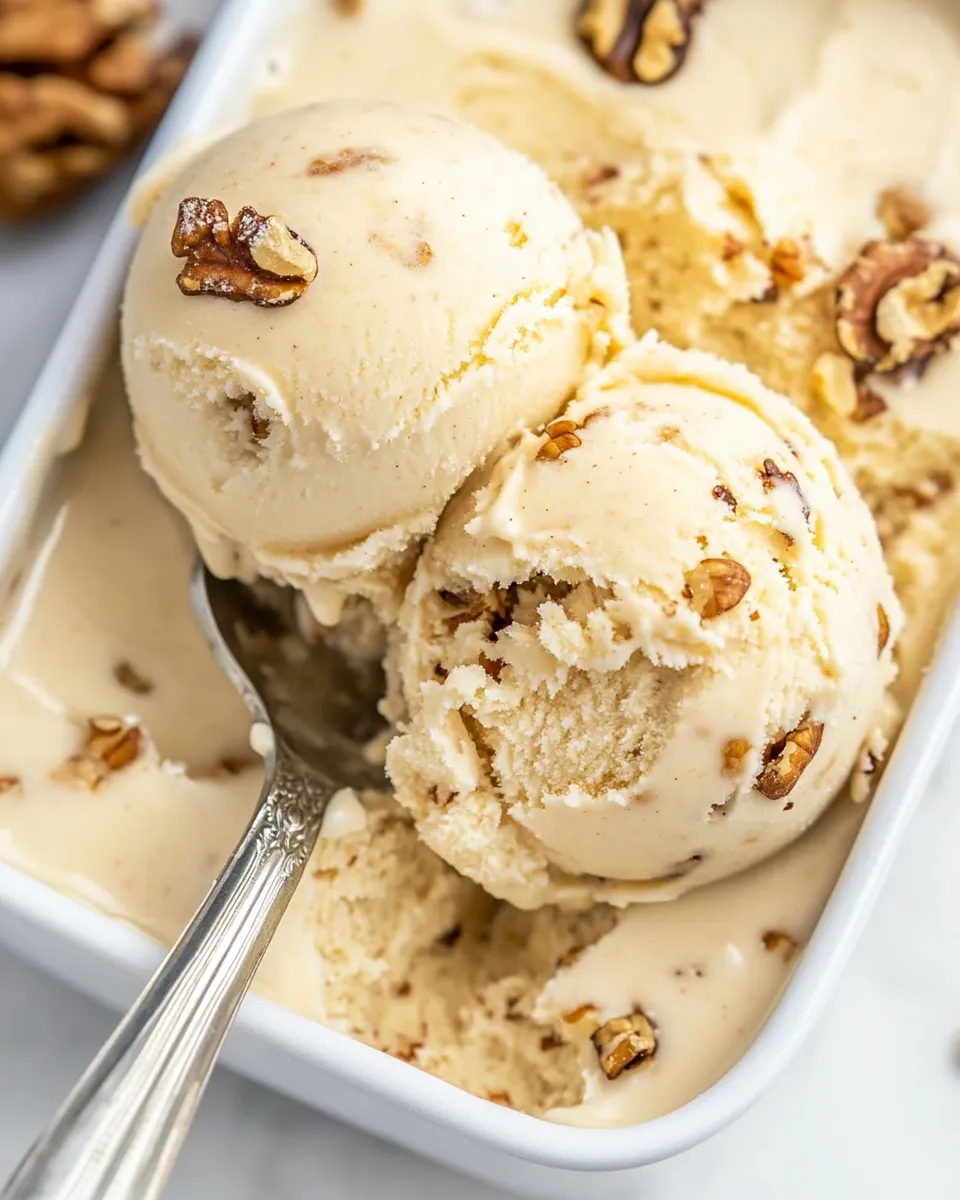 Easy Maple Walnut Ice Cream recipe photo