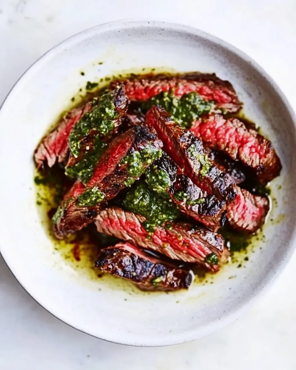 Delicious Marinated Skirt Steak shot