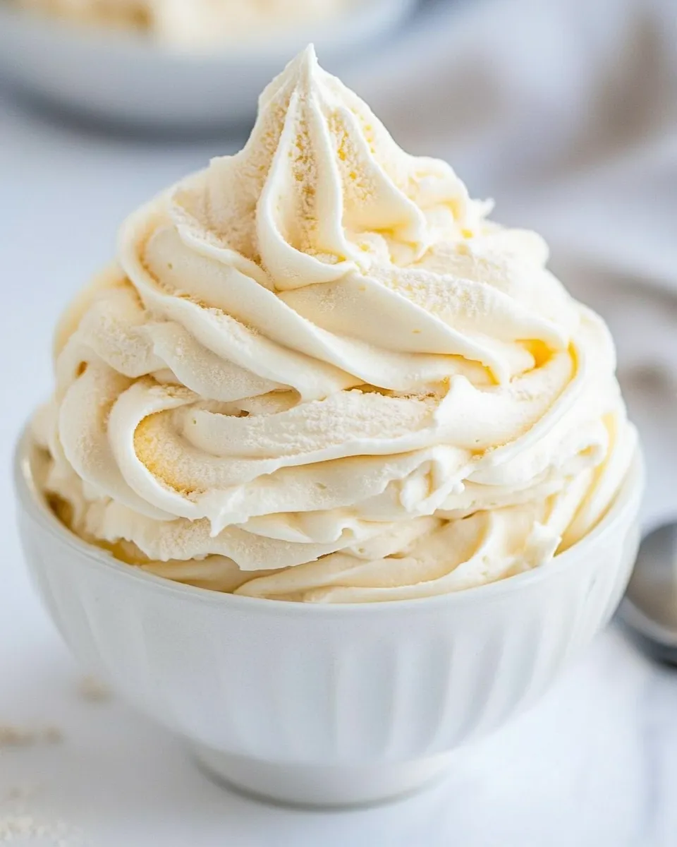 Classic Marshmallow Buttercream Frosting image
