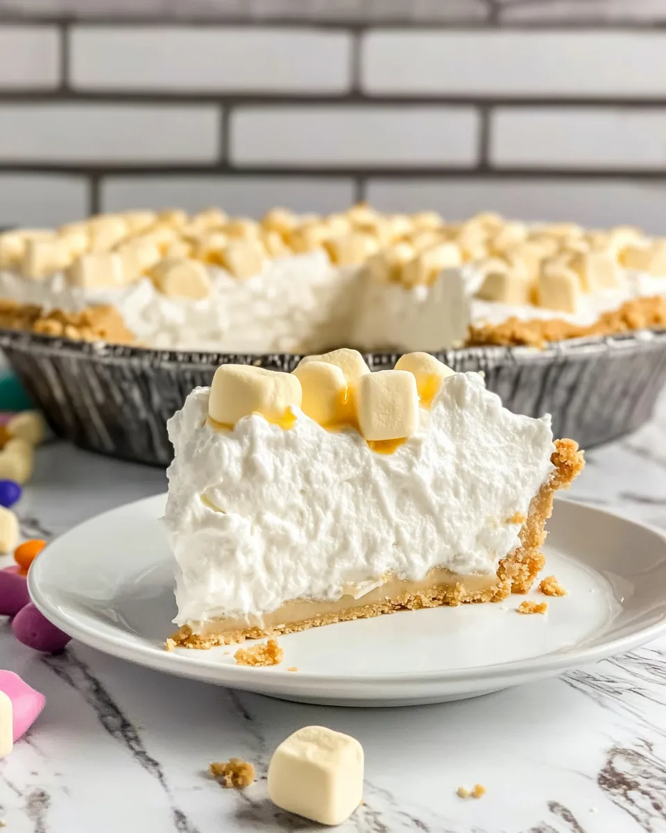 Easy Marshmallow Pie recipe photo