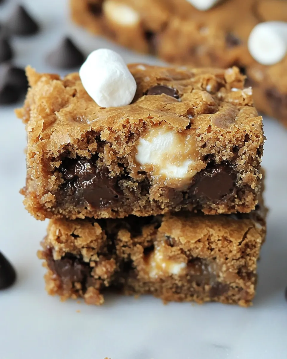 Classic Marshmallow Toffee Blondies image