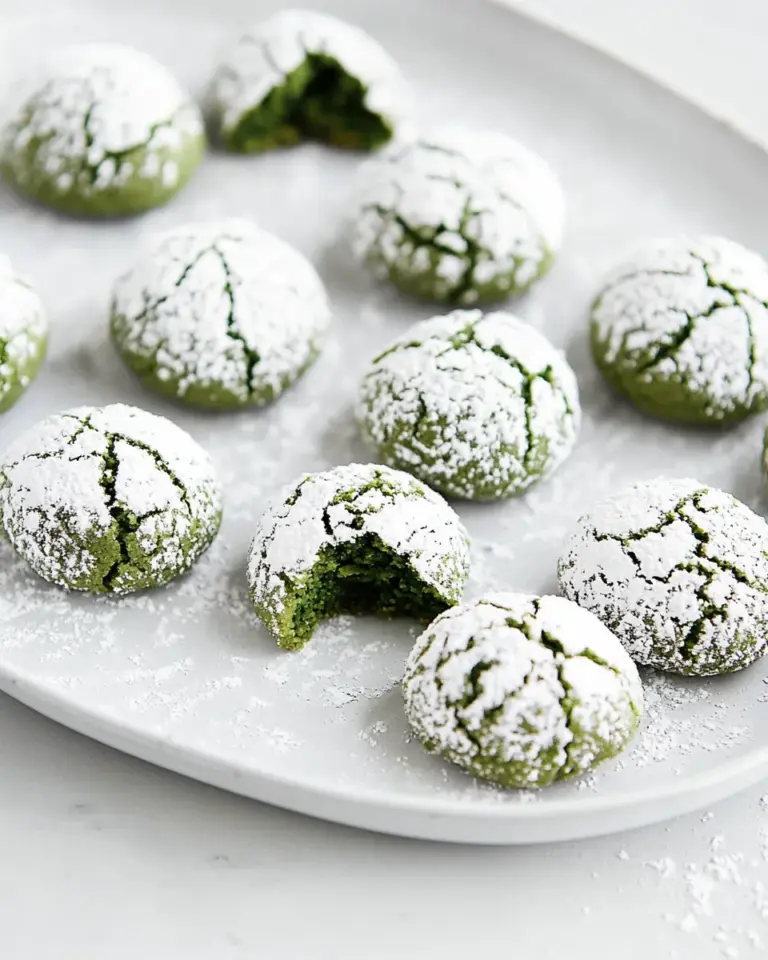 Homemade Matcha Amaretti Cookies photo