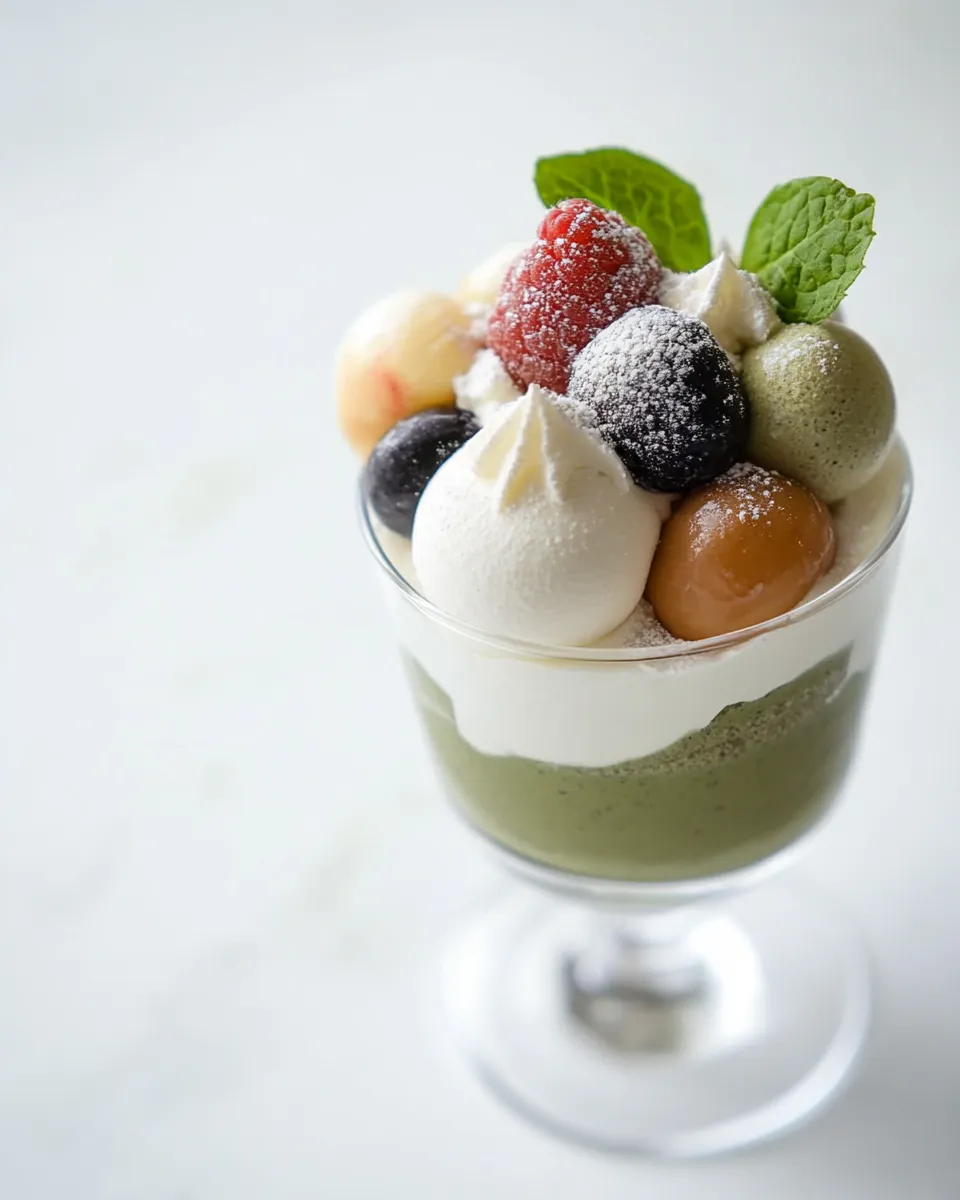 Homemade Matcha Parfait photo