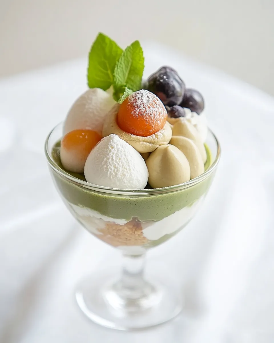 Easy Matcha Parfait recipe photo