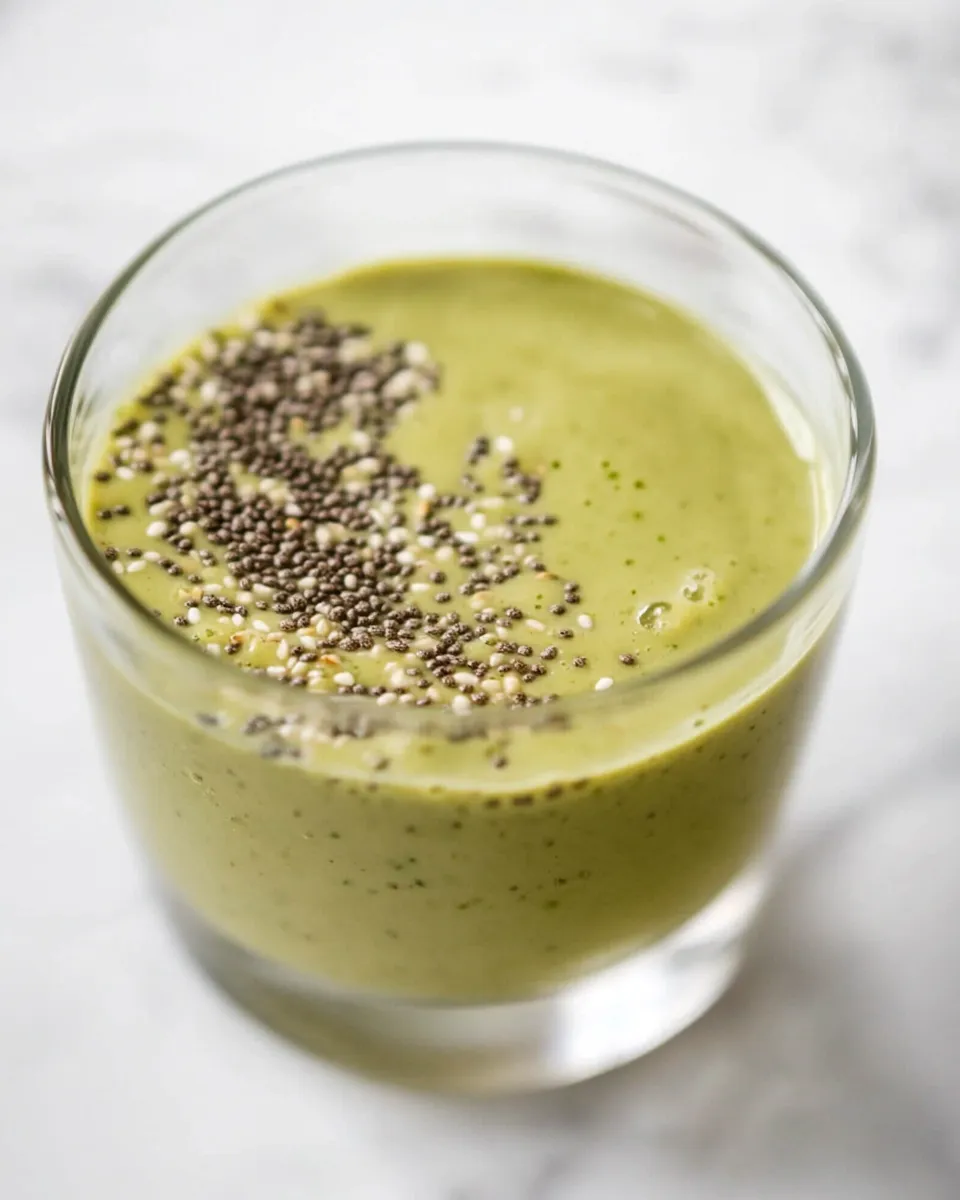 Homemade Matcha and Ginger Overnight Breakfast Shake photo
