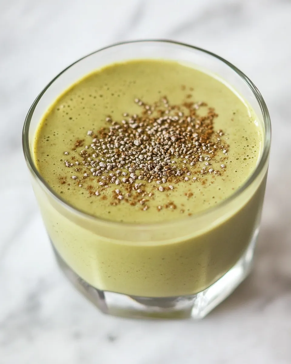 Delicious Matcha and Ginger Overnight Breakfast Shake image