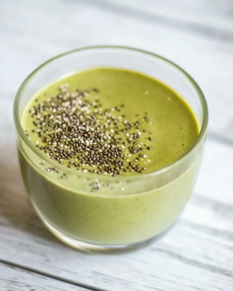 Easy Matcha and Ginger Overnight Breakfast Shake recipe photo