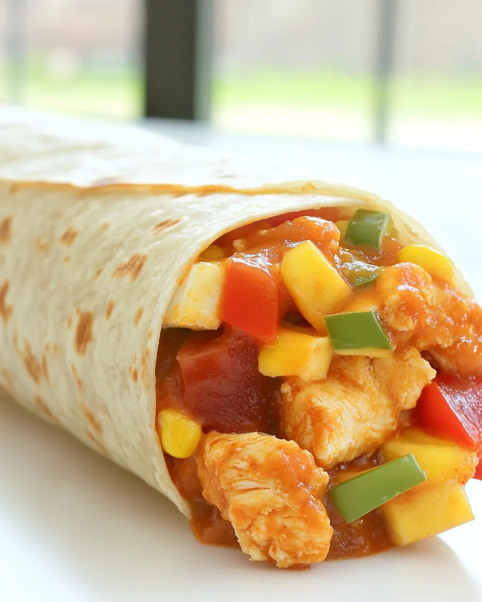 Delicious McDonalds CopyCat Sweet Chili Chicken Wrap image