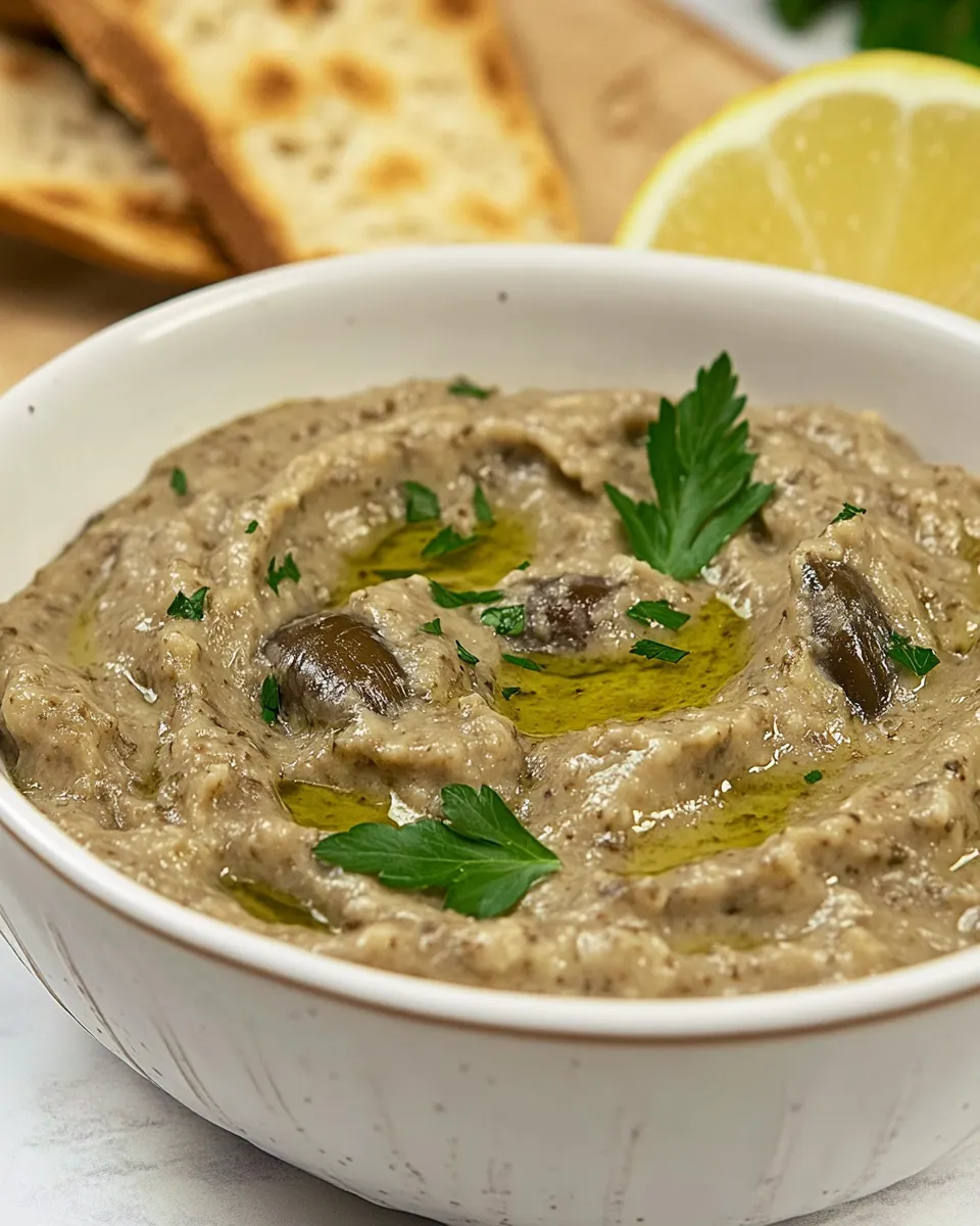 Classic Melitzanosalata Greek Eggplant Dip image