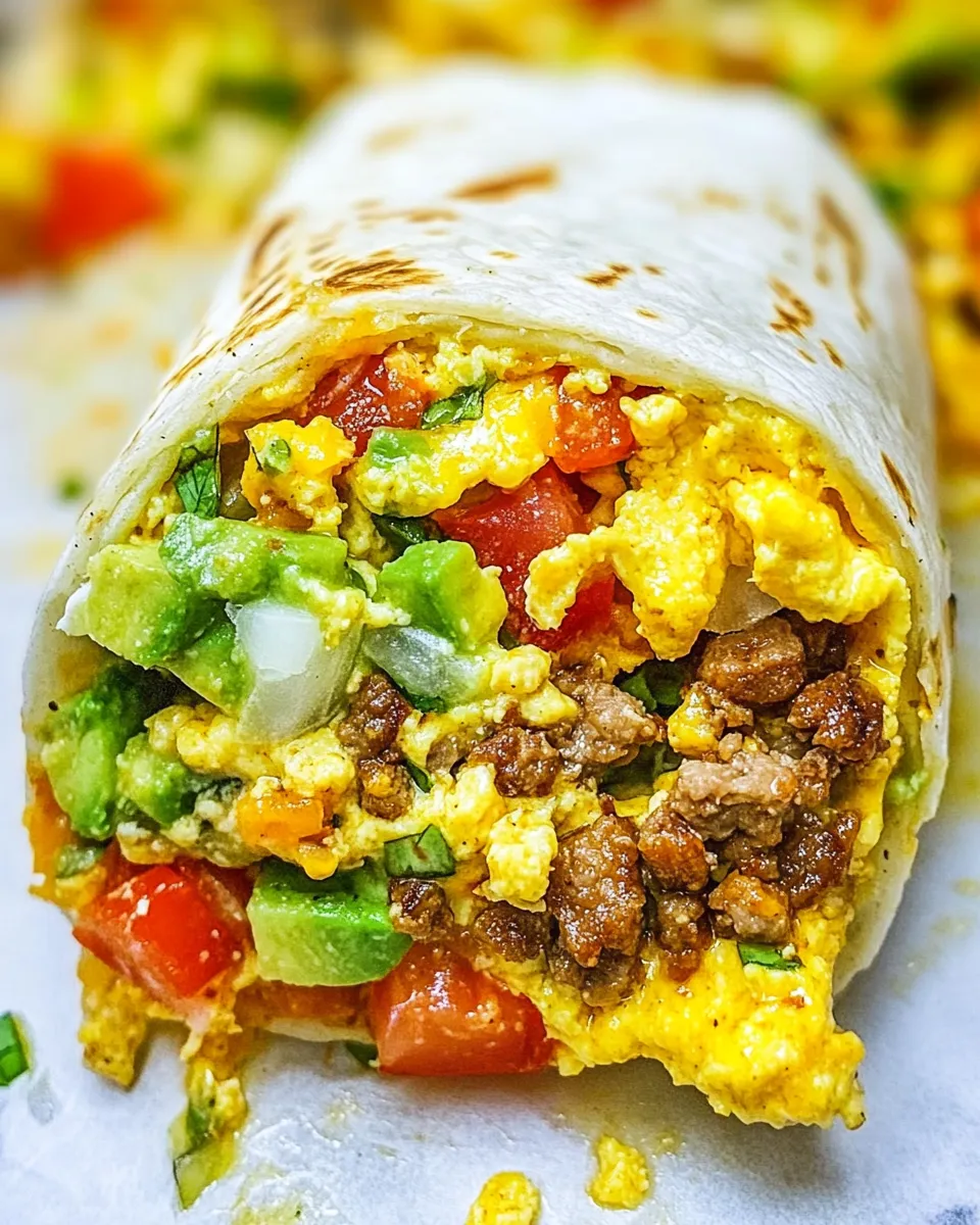 Classic Mexican Taco Breakfast Burrito image