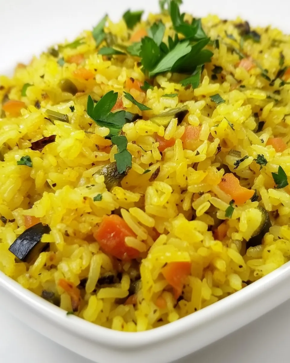 Delicious Middle Eastern Roasted Vegetable Rice image