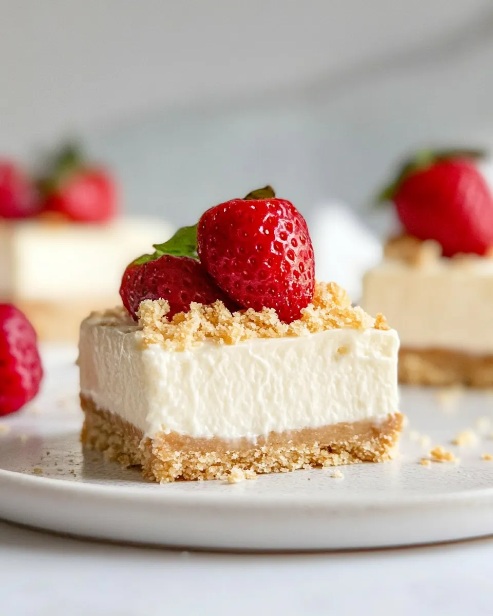 Easy Mini Cheesecake Recipe shot