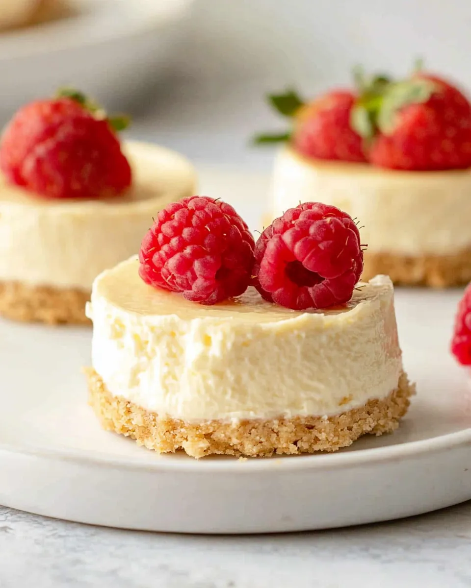 Delicious Mini Cheesecake Recipe dish photo