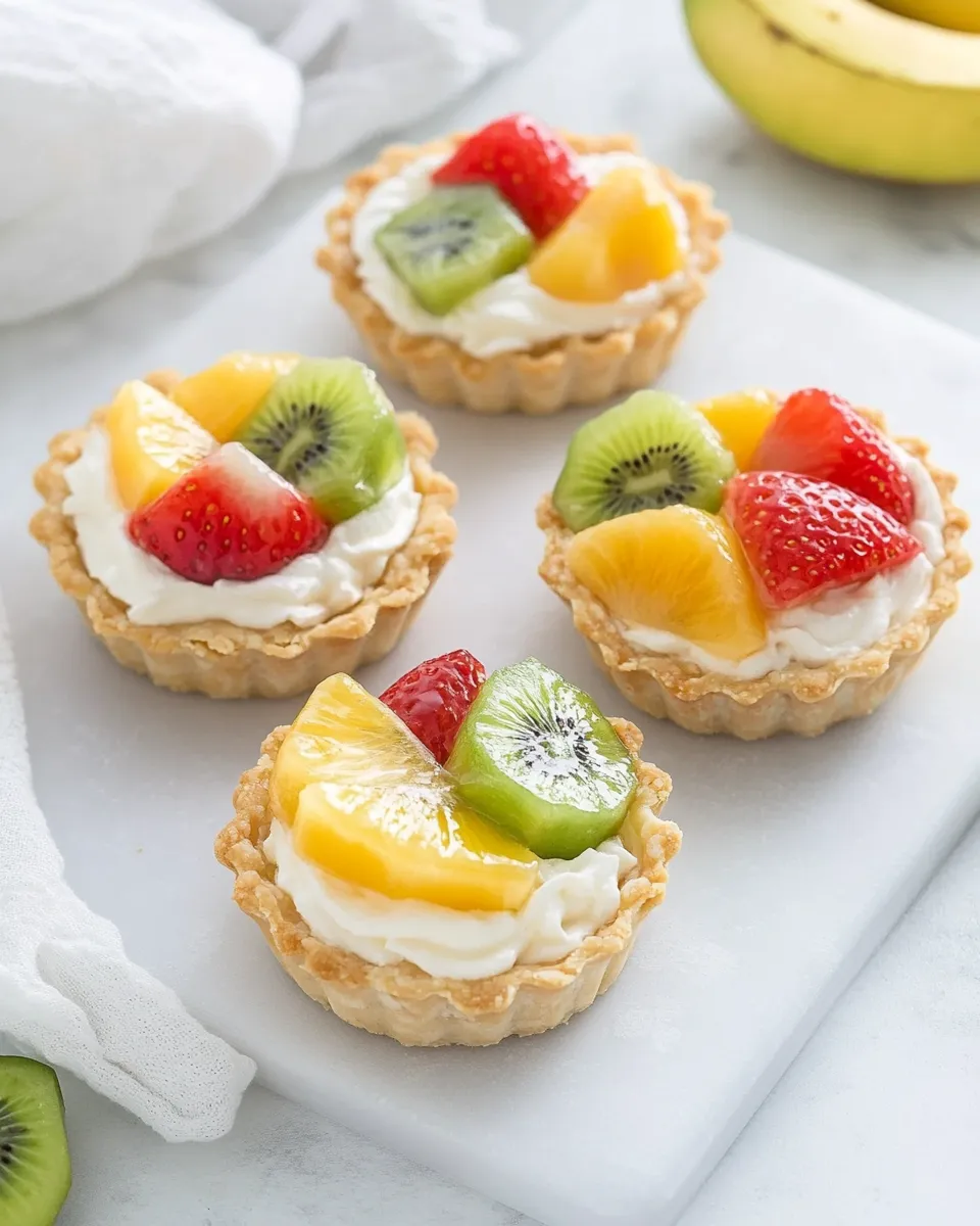 Delicious Mini Fruit Tart shot