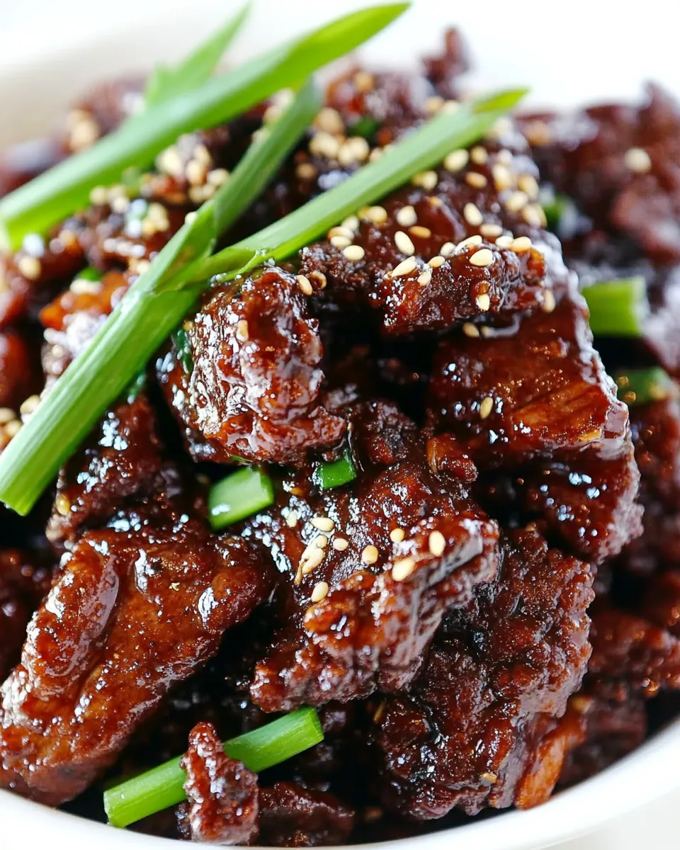 Homemade Mongolian Beef Recipe photo