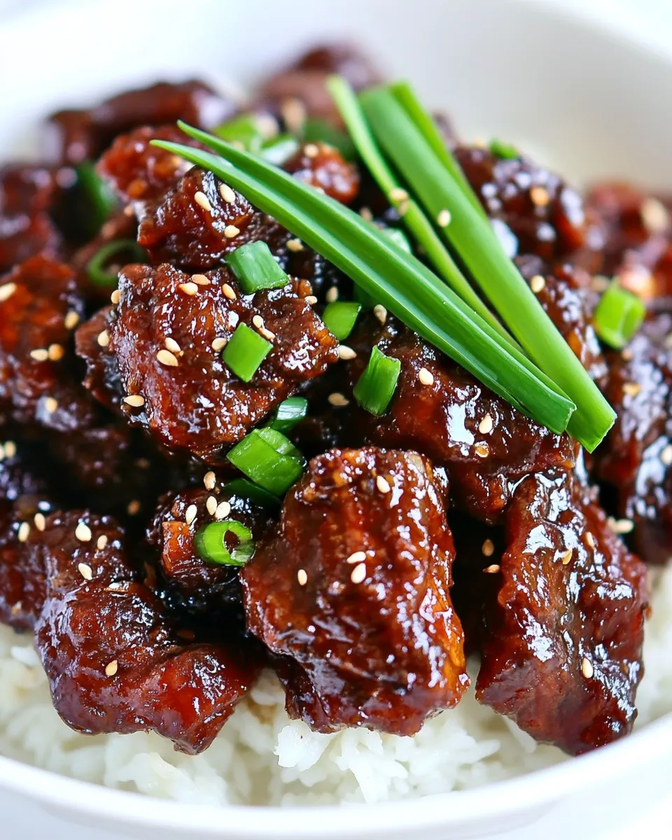Classic Mongolian Beef Recipe image