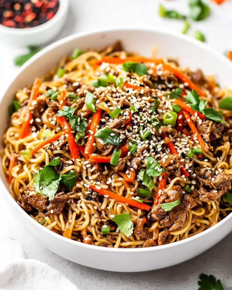 Homemade Mongolian Noodles photo