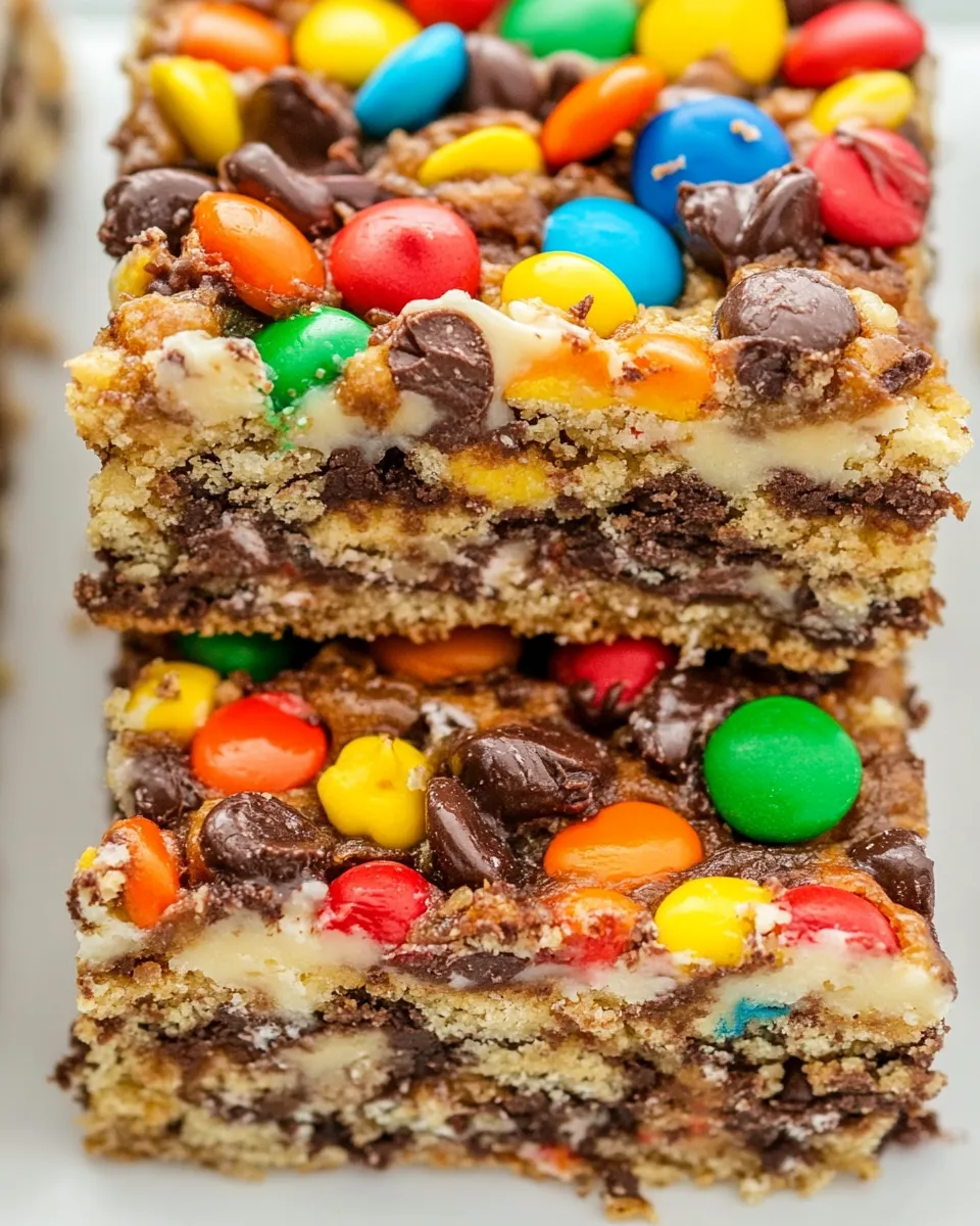 Homemade Monster Magic Cookie Bars (7-layer bars) photo