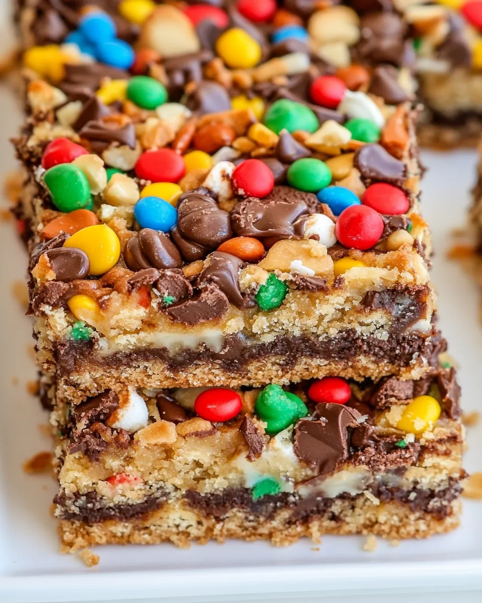 Classic Monster Magic Cookie Bars (7-layer bars) image