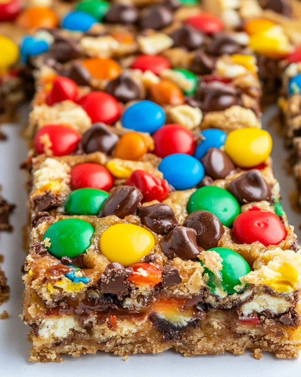 Easy Monster Magic Cookie Bars (7-layer bars) recipe photo