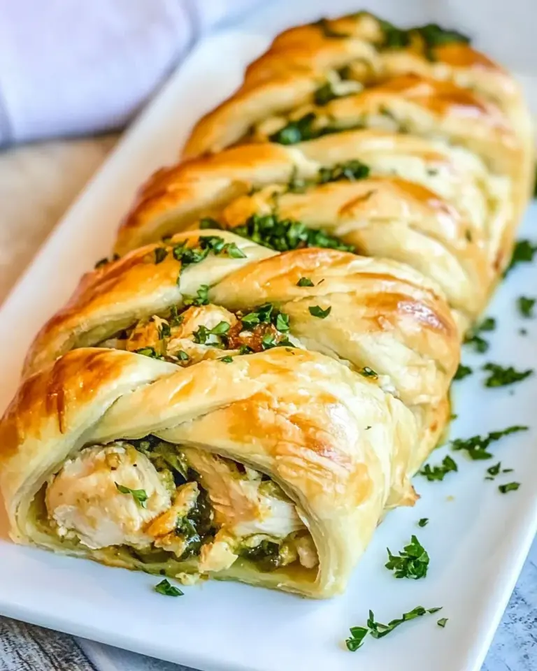 Homemade Monterey Chicken Braid photo