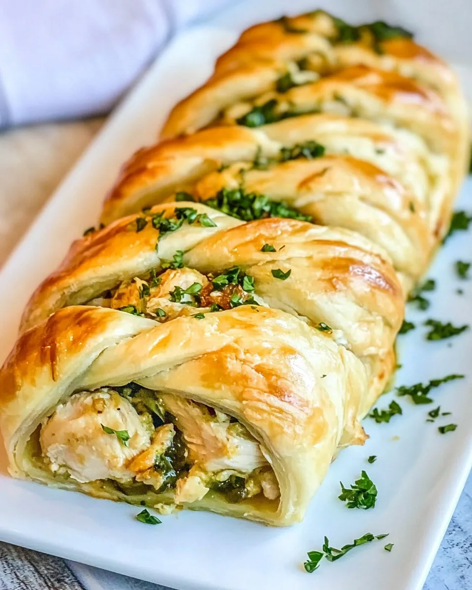 Homemade Monterey Chicken Braid photo