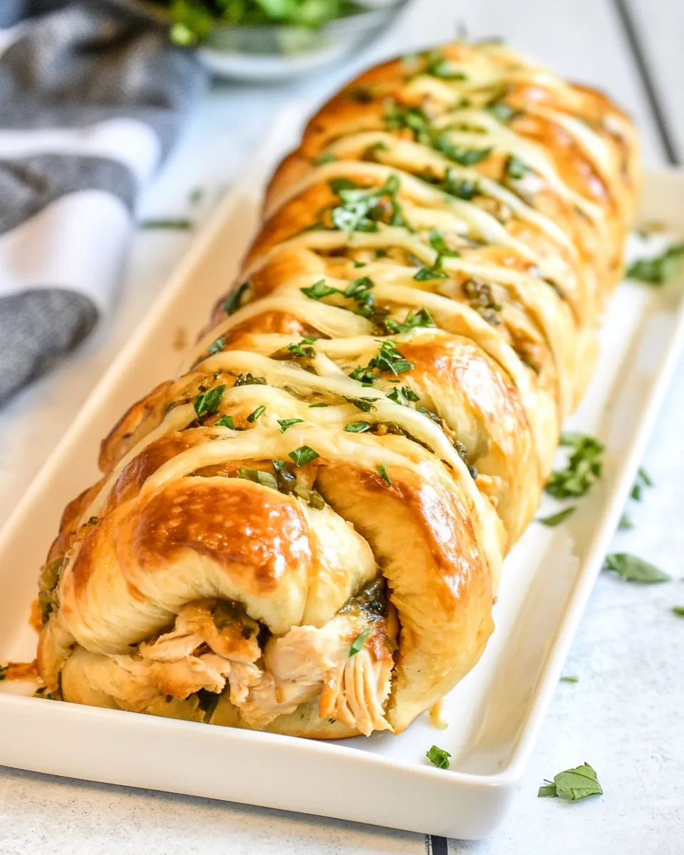 Easy Monterey Chicken Braid recipe photo