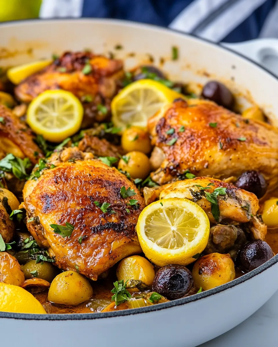 Easy Moroccan Chicken Thighs photo