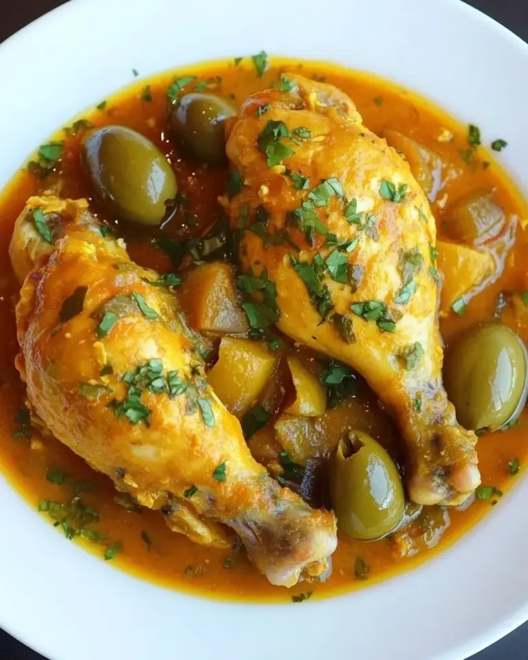 Homemade Moroccan Lemon Chicken with Olives photo