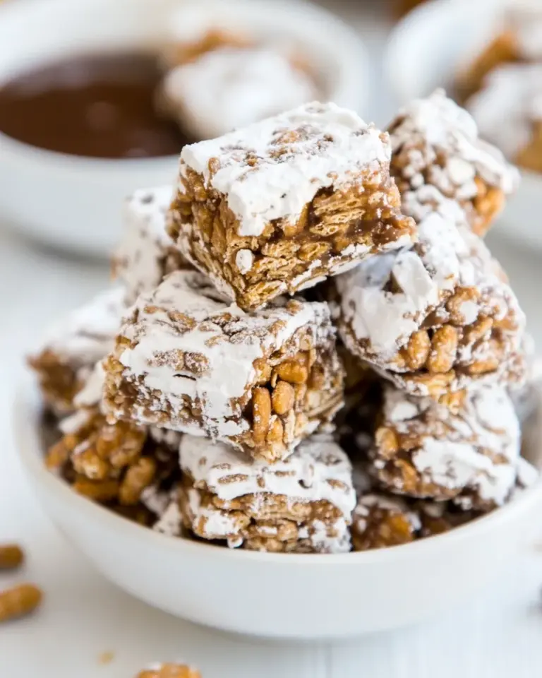 Easy Muddy Buddy (Puppy Chow) Marshmallow Cereal Treats photo