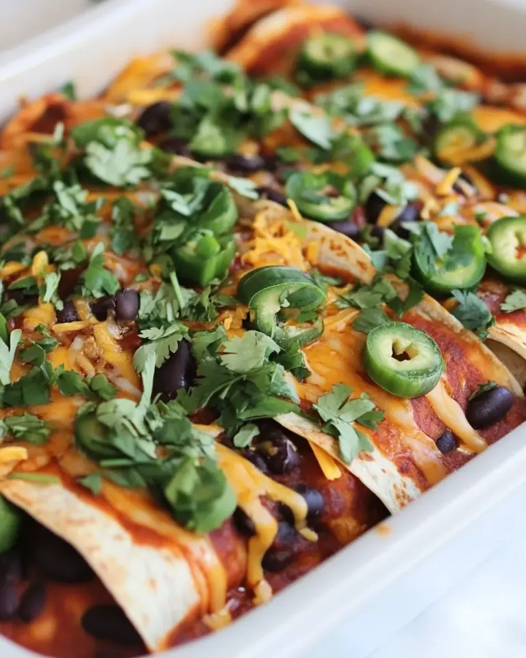 Homemade Mushroom, Zucchini, and Black Bean Vegetarian Enchiladas photo