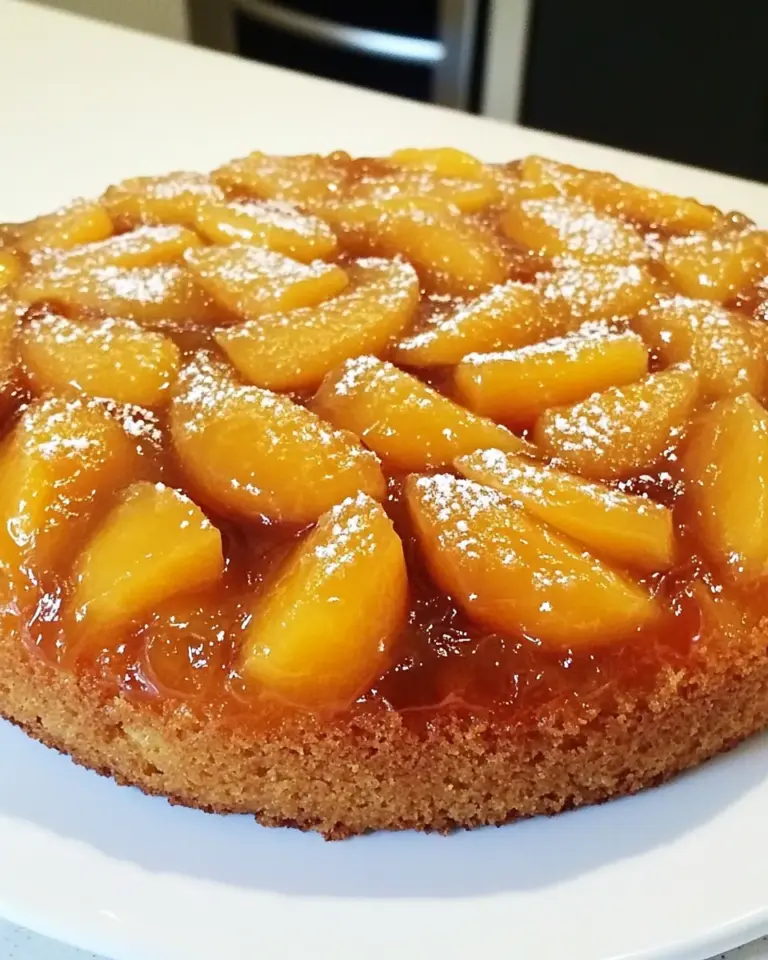 Homemade Nectarine Upside Down Cake Recipe photo