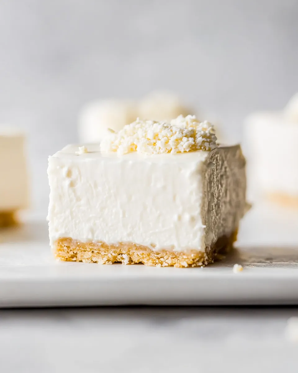 Easy No-Bake Cheesecake Bars photo