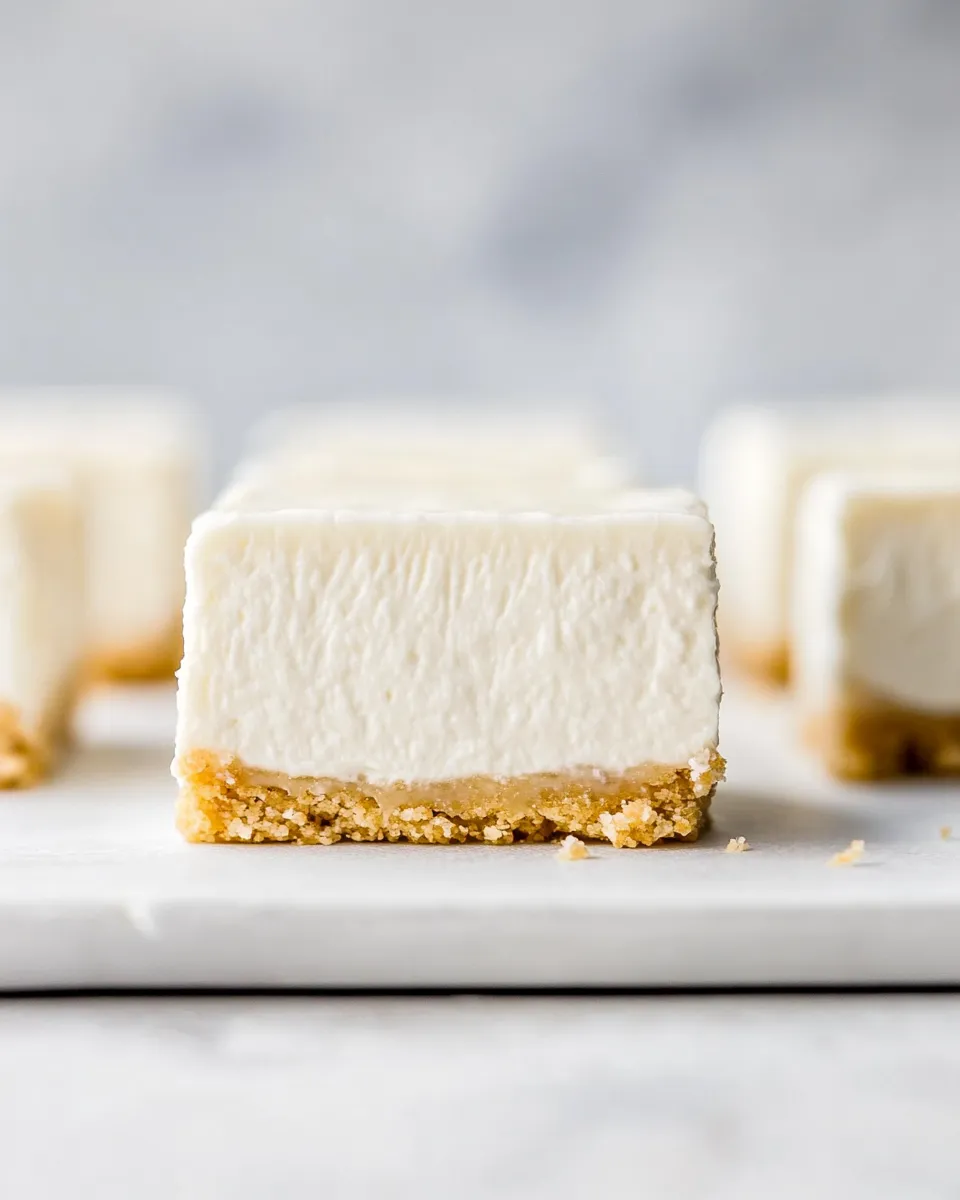 Delicious No-Bake Cheesecake Bars image