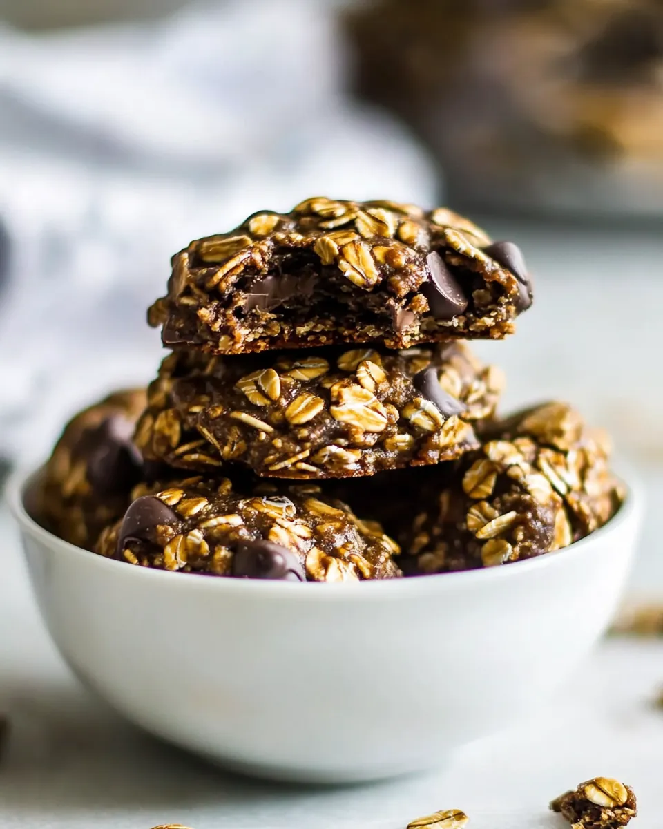 Delicious No-Bake Chocolate Chip Oatmeal Cookies image