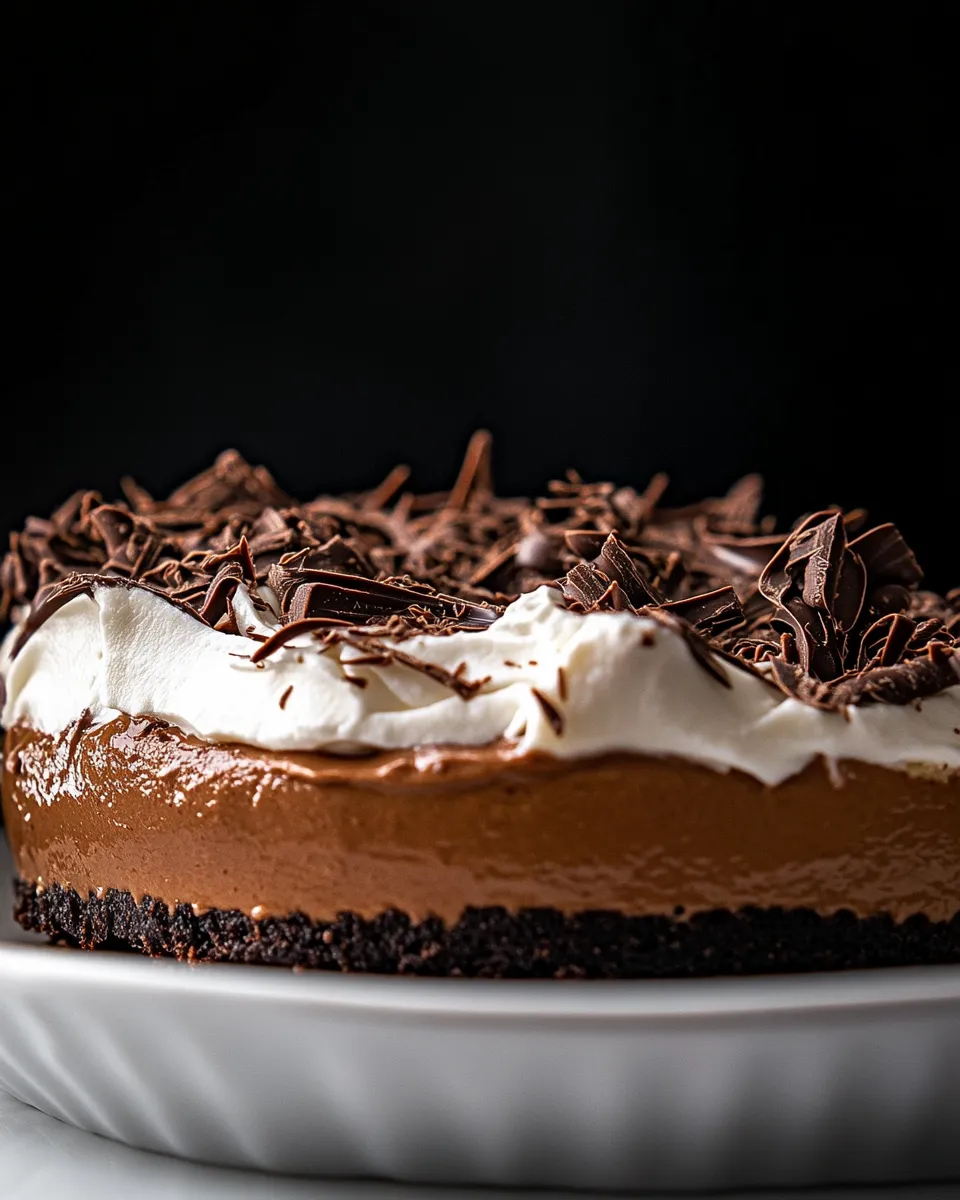 Classic No-Bake Chocolate Pudding Pie image