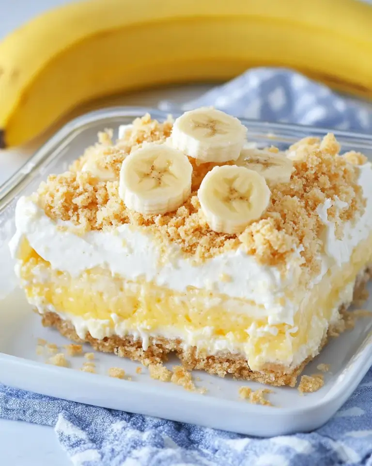 Easy No Bake Banana Pudding Dream Dessert photo